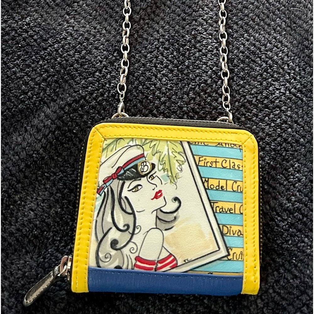 Brighton Wallet with chain and leather strap